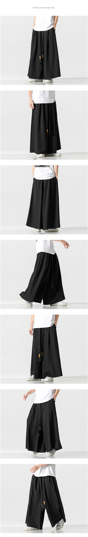 Wide bushido nemuri pants