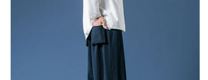 Kaki ankle length harem pants