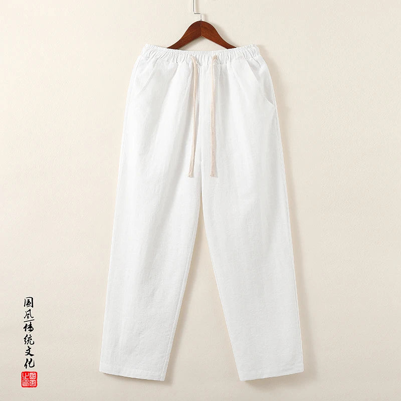 Mosu draw string casual pants