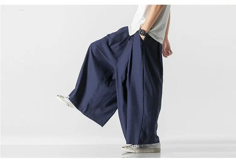 Wide bushido Kogarashi pants