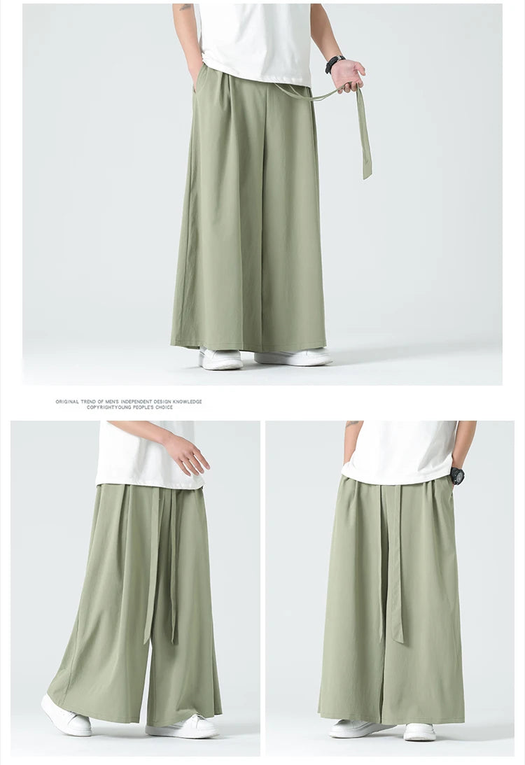 Wide bushido yurei pants