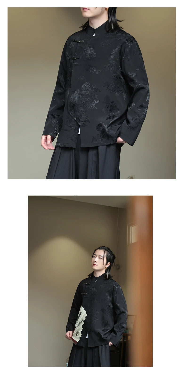 Premium designed traditional silhouette pattern Tang Dynasty jacket