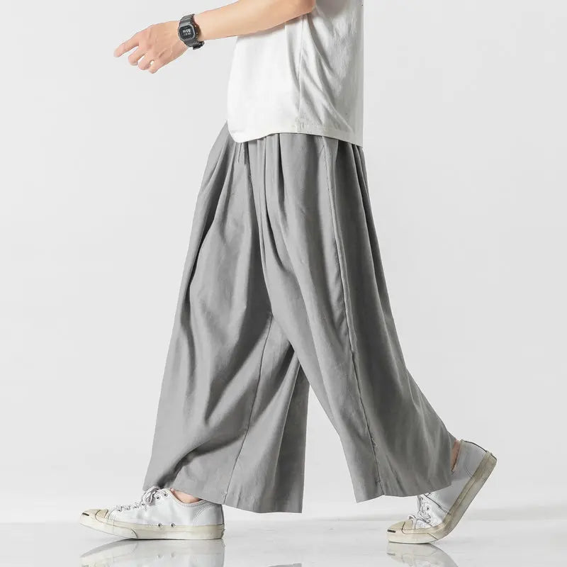 Wide bushido Kogarashi pants