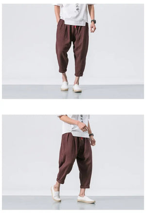 Osuke ankle length harem pants