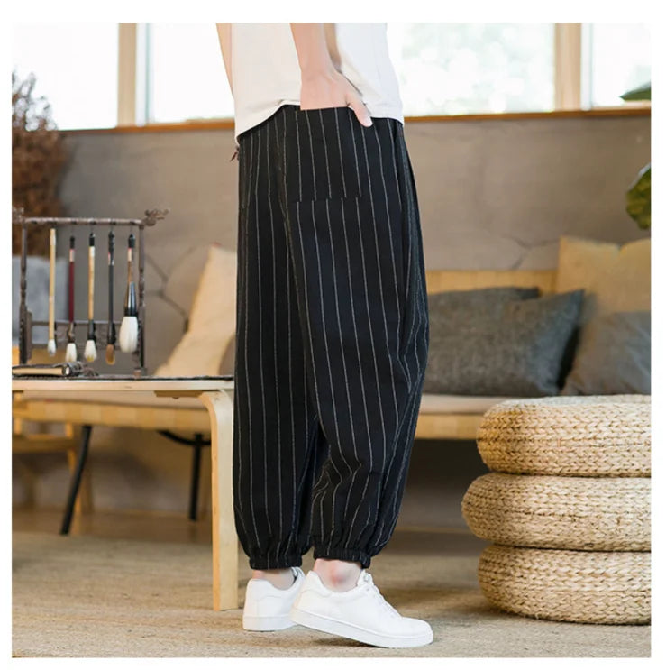 Kasai draw string harem pants