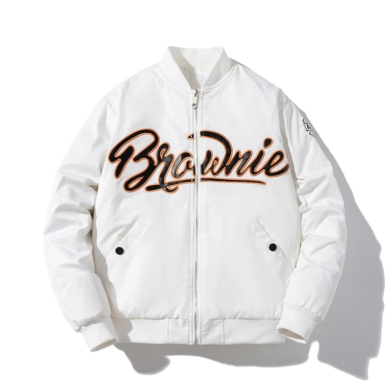 Freestyle varsity baseball jacket