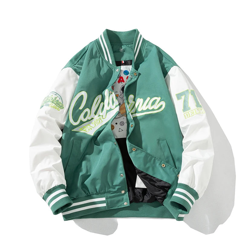 71' spaceman varsity baseball jacket