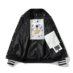 71' spaceman varsity baseball jacket