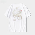 Embroidery shadow beast T-shirt