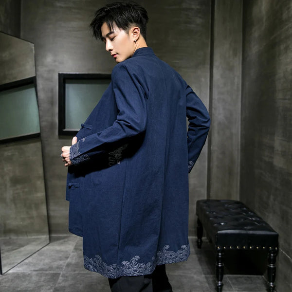 Wave sleeve long trench Tang jacket – Authentic Lifestyle