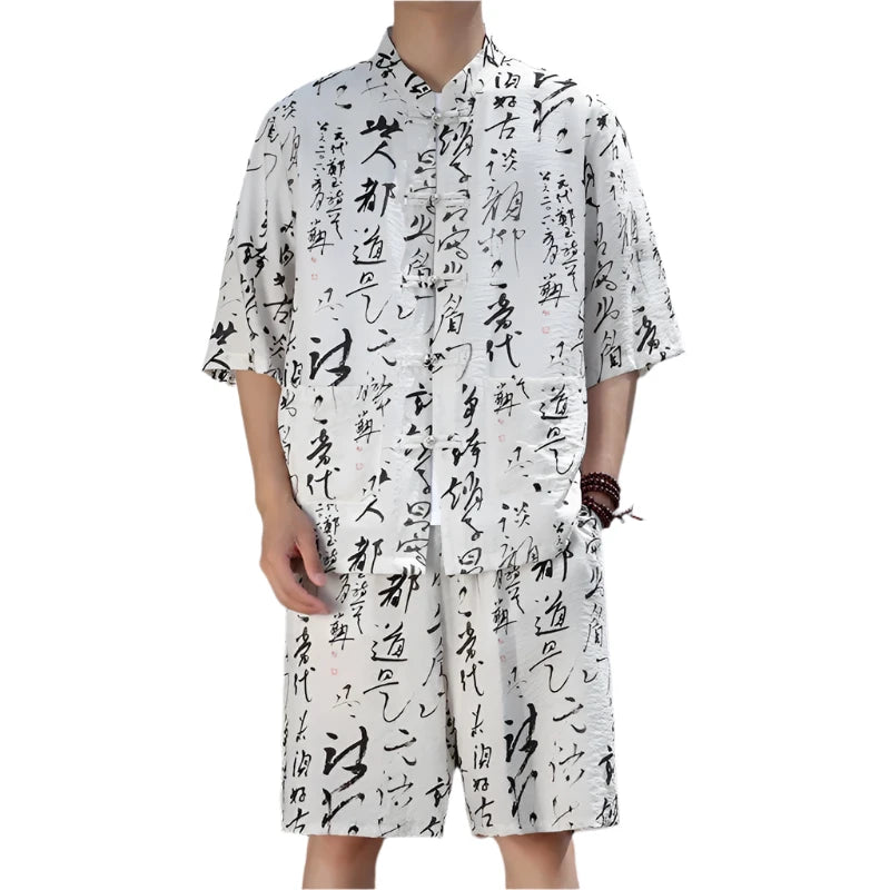 Short sleeve Tang shirt + shorts set