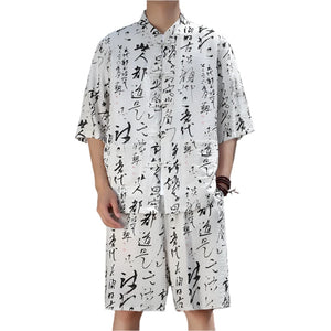 Short sleeve Tang shirt + shorts set