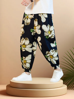 Daisy design harem pants