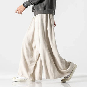 Wide bushido ikebana pants