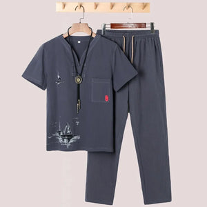 Sansui sailboat Tang shirt + pants set