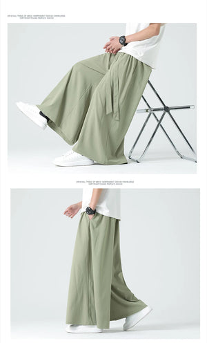 Wide bushido yurei pants