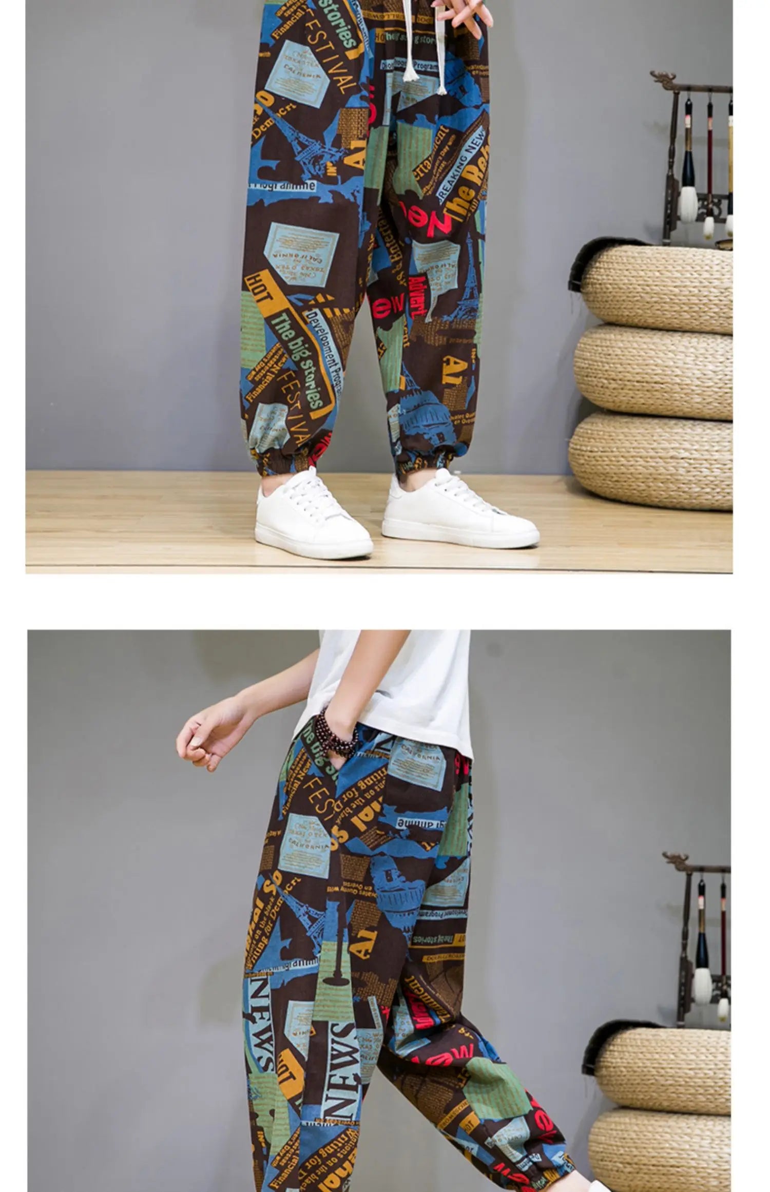 Urban street style baggy harem pants