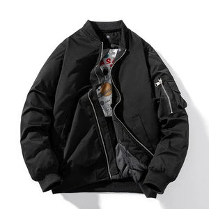 Space man solid bomber jacket