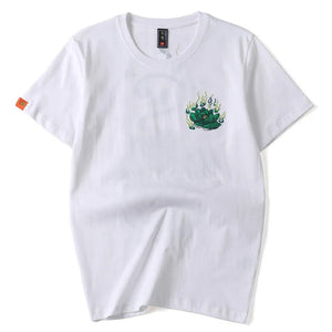 Embroidery green beast T-shirt