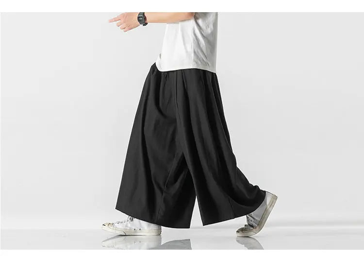 Wide bushido Kogarashi pants