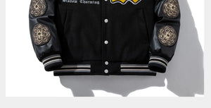 "Confidence" varsity baseball jacket