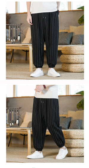 Kasai draw string harem pants