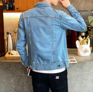 Vintage Takeshi washed denim jean jacket