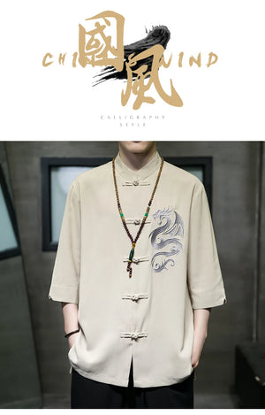 Yijin dragon Tang shirt