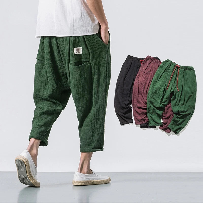 Osuke ankle length harem pants