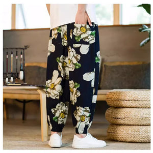 Daisy design harem pants