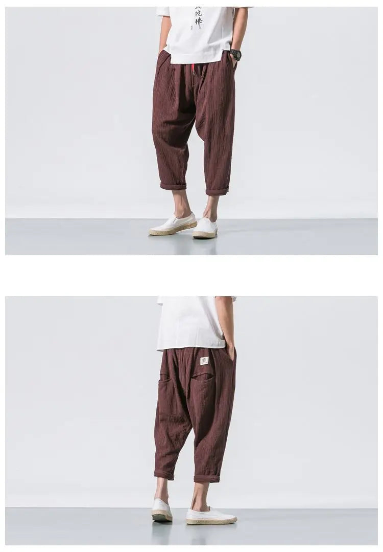 Osuke ankle length harem pants