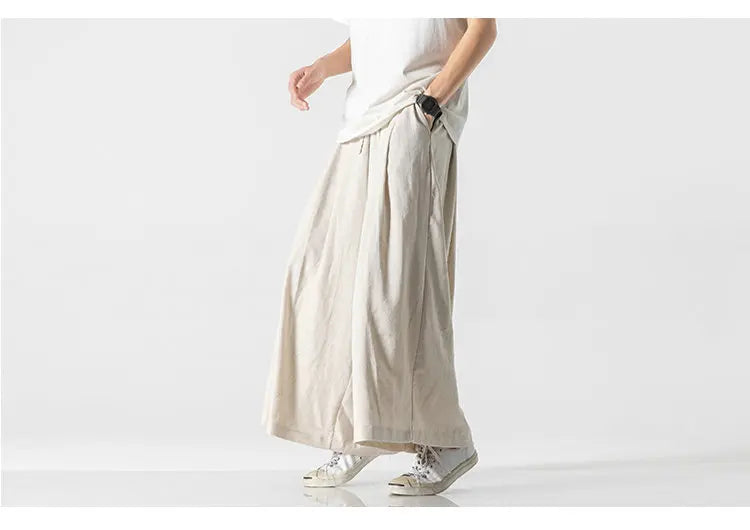 Wide bushido Kogarashi pants