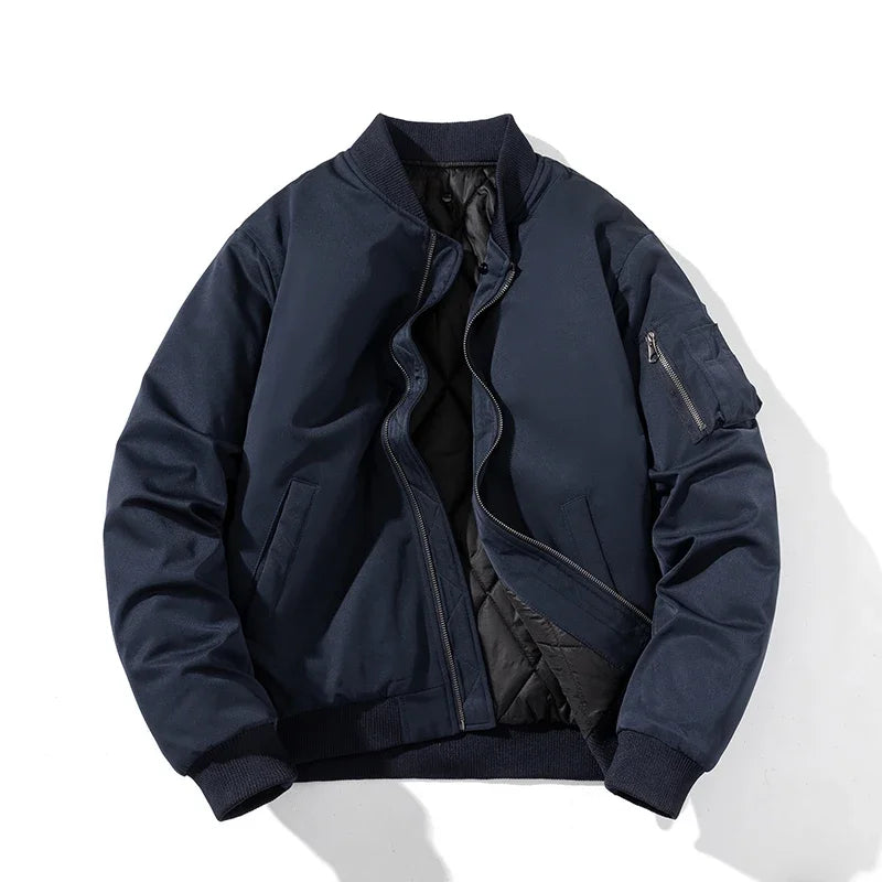 Ronin solid bomber jacket