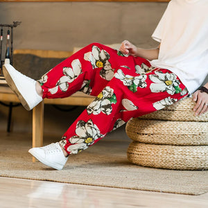 Daisy design harem pants