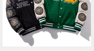 "Confidence" varsity baseball jacket