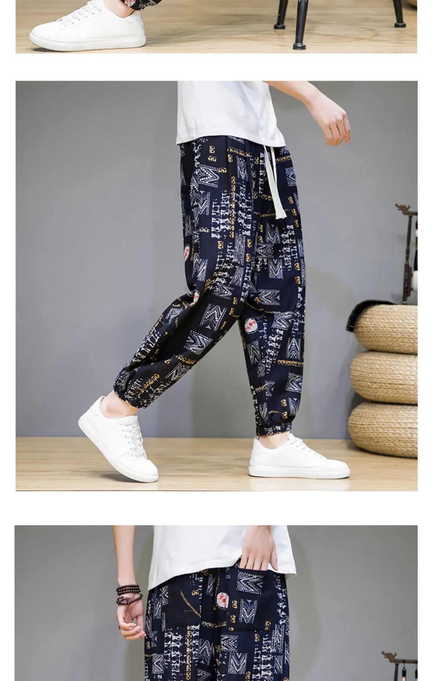 Urban street style baggy harem pants