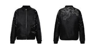 Hyper premium embroidery ghost dragon sukajan jacket