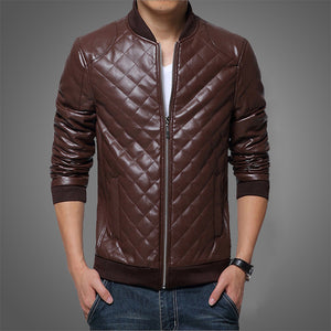 PU leather designer jacket