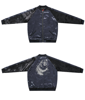 Hyper premium lion embroidery sukajan souvenir jacket
