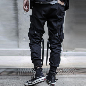 Dark cargo LP pants