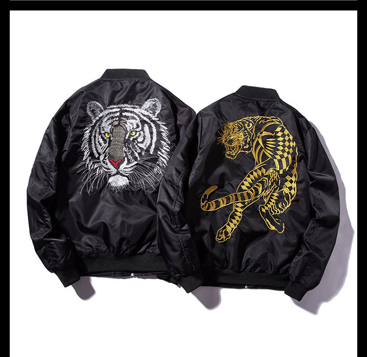 Tiger roar bomber jacket