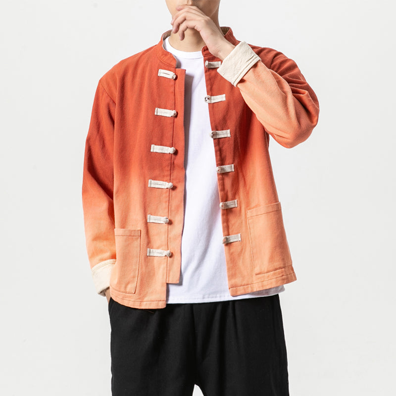 2 color style Tang jacket