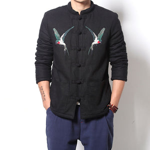 Chinese inspired Tang dynasty style coat