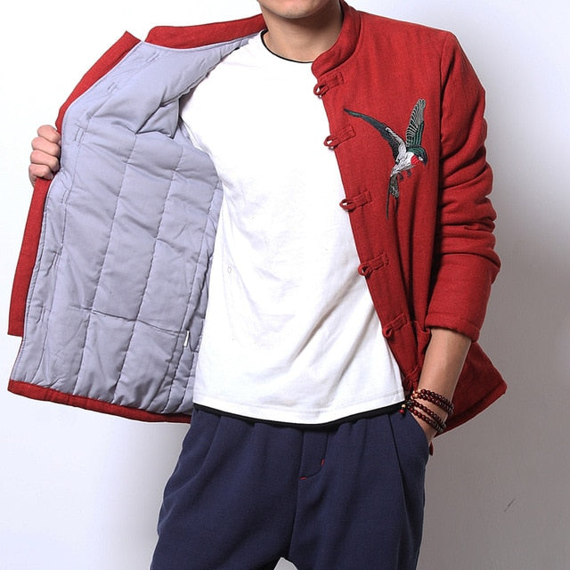 Chinese inspired Tang dynasty style coat