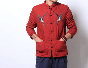Chinese inspired Tang dynasty style coat