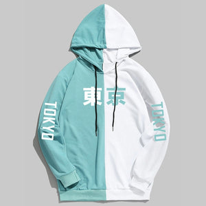 Two color Tokyo hoodie