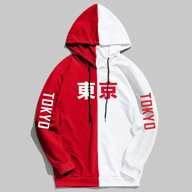 Two color Tokyo hoodie