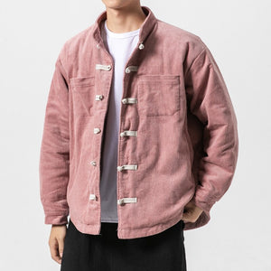 Corduroy Tang style thick jacket