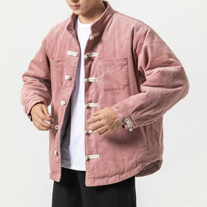 Corduroy Tang style thick jacket