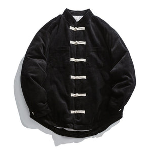 Corduroy Tang style thick jacket